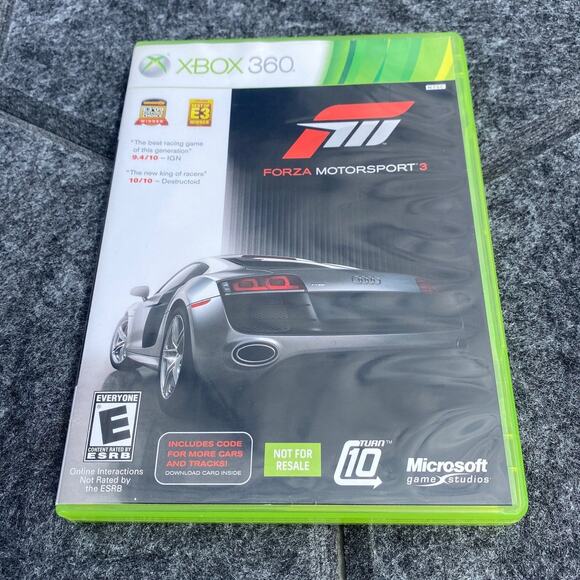 Forza Motorsport 3 Xbox 360 E For Everyone Game - Picture 1 of 5